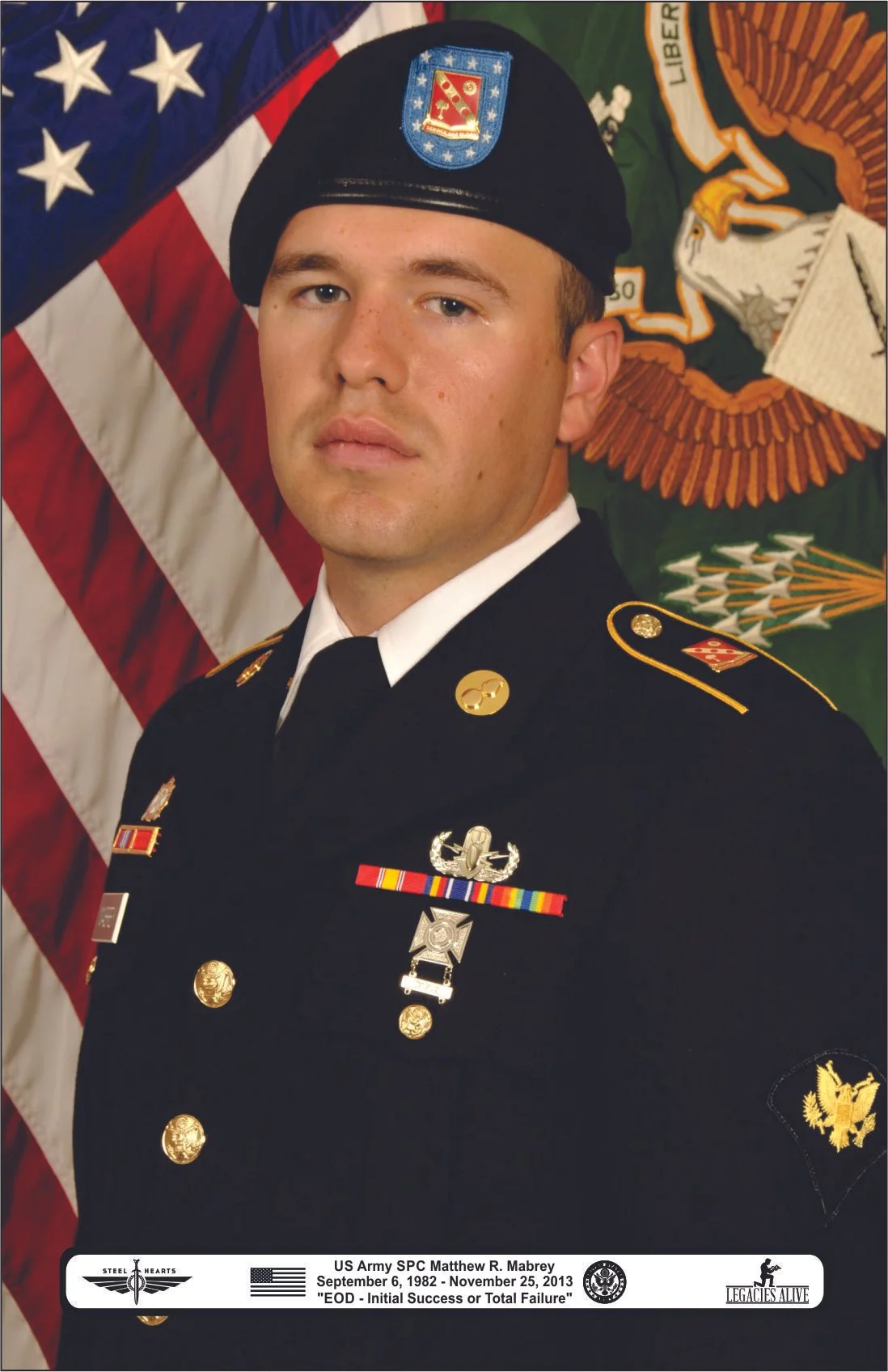 Memorial image honoring SPC Matthew R. Mabrey