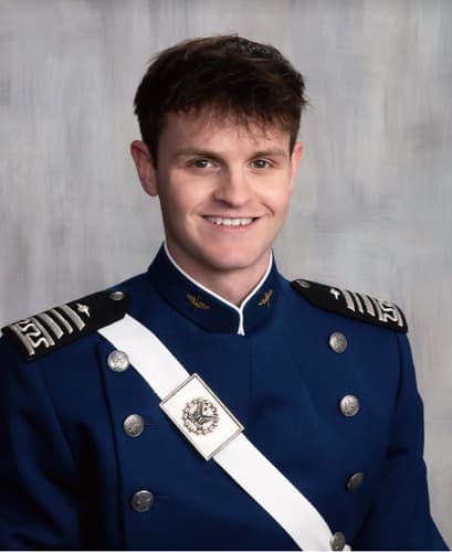 Memorial image honoring C1C Cole Kilty (USAFA '23)