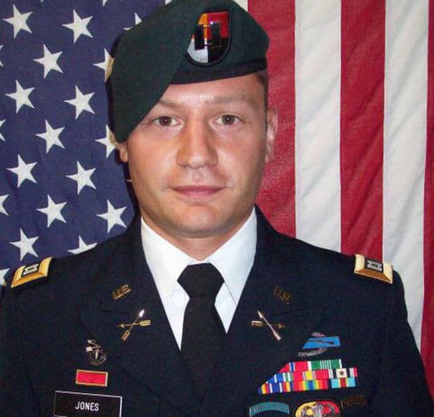 Memorial image honoring CPT Jason B. Jones (USMA '07)