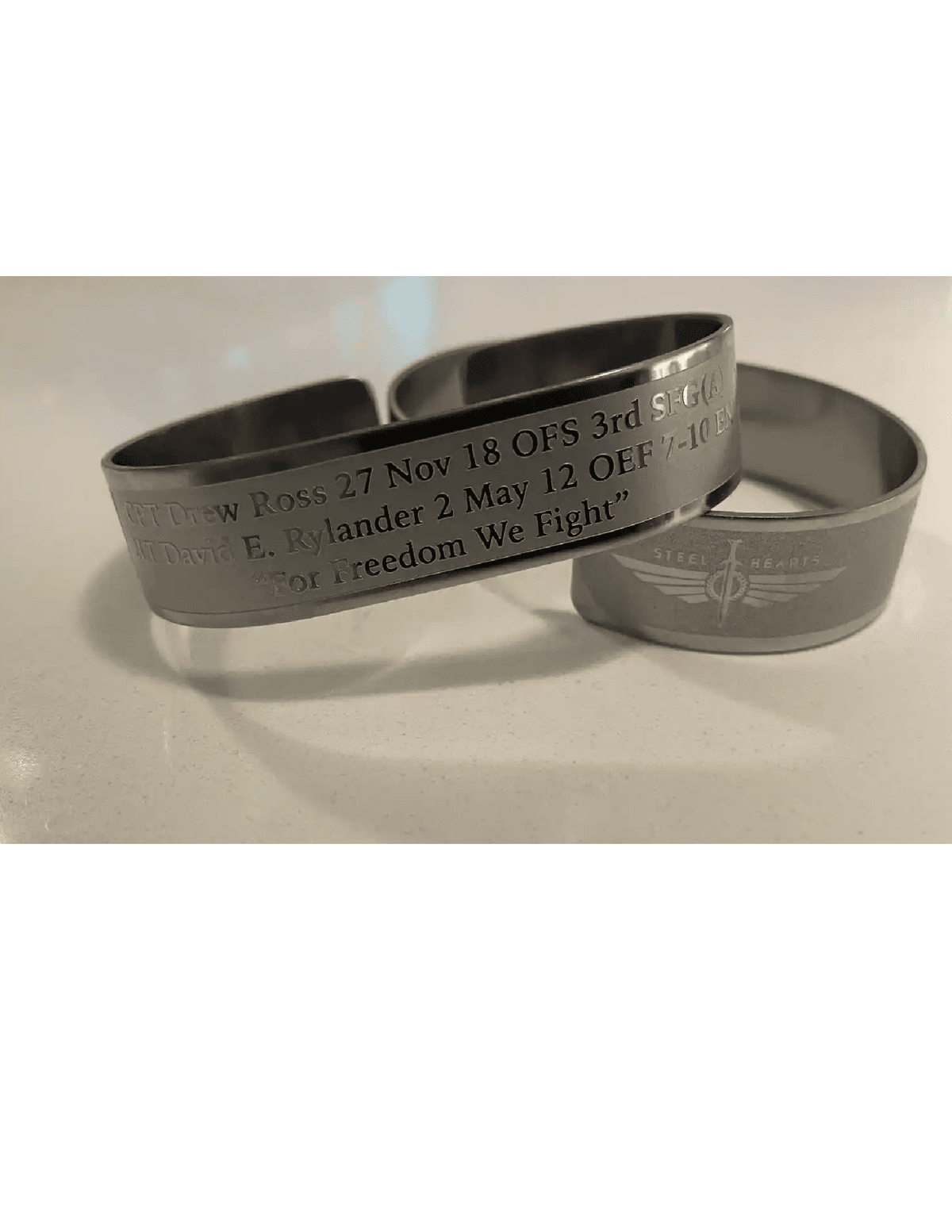 Memorial image honoring USMA 2011 Class Bracelet