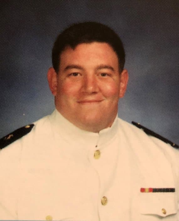 Memorial image honoring ENS Blaine R. Kindler (USNA '99)