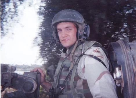 Memorial portrait of 2LT Leonard M. Cowherd III (USMA '03)