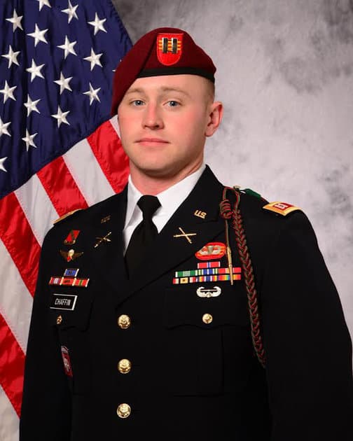Memorial portrait of CPT James Edward Chaffin III (USMA '09)
