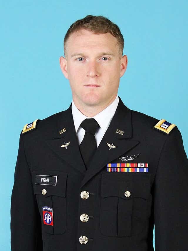 Memorial portrait of CW2 Daniel G. Prial (USMA '12)