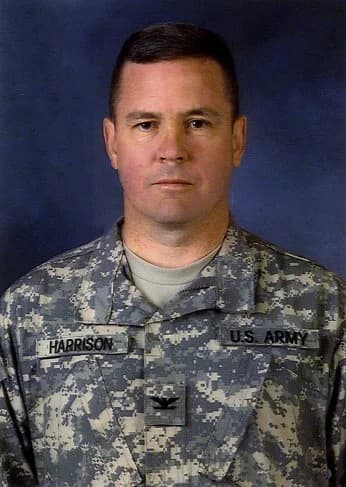 Memorial portrait of COL James W. Harrison (USMA '81)