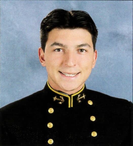 Memorial portrait of Capt. Miguel J. Nava (USNA '17)