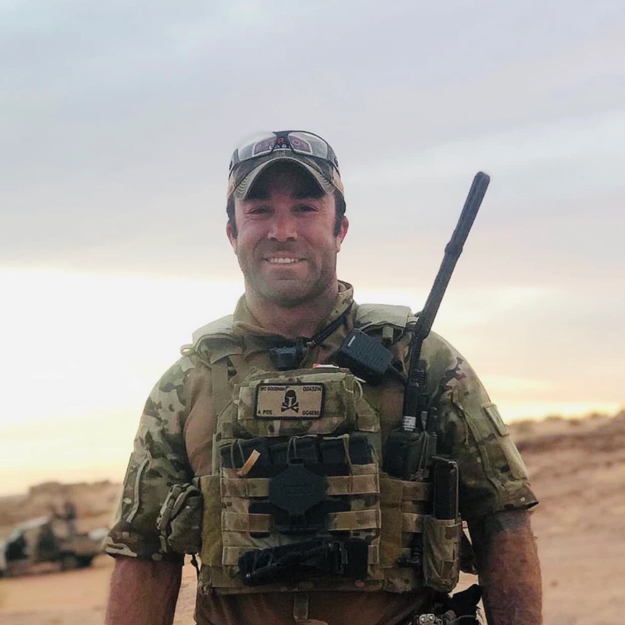 Memorial image honoring MSG Nathan L. Goodman