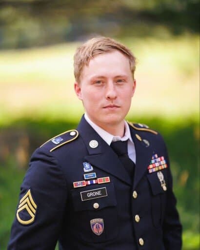 Memorial image honoring SSG Tanner W. Grone