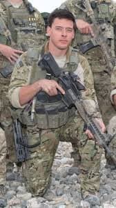 Memorial image honoring SGT Patrick Hawkins