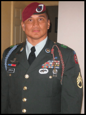 Memorial image honoring SSG Edwardo Loredo