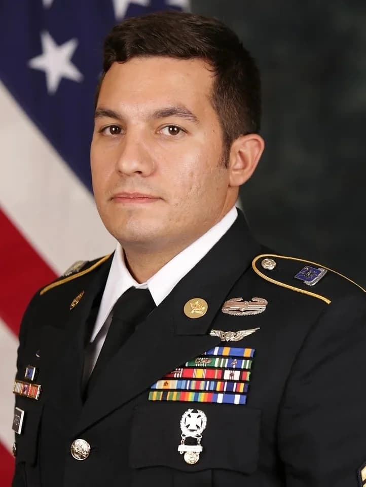 Memorial portrait of SSG Vincent P. Marketta