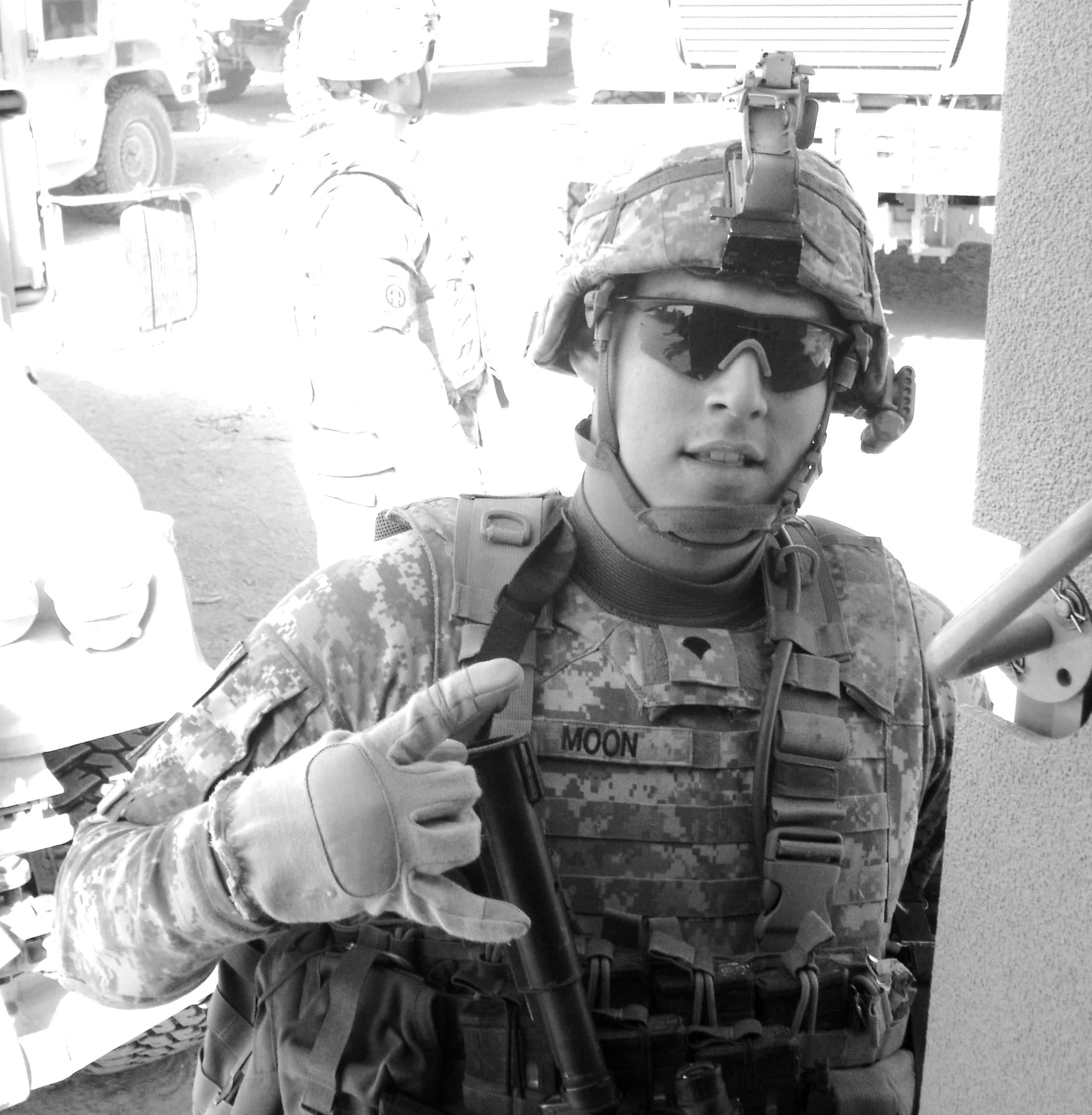 Memorial image honoring SPC Christopher J. Moon