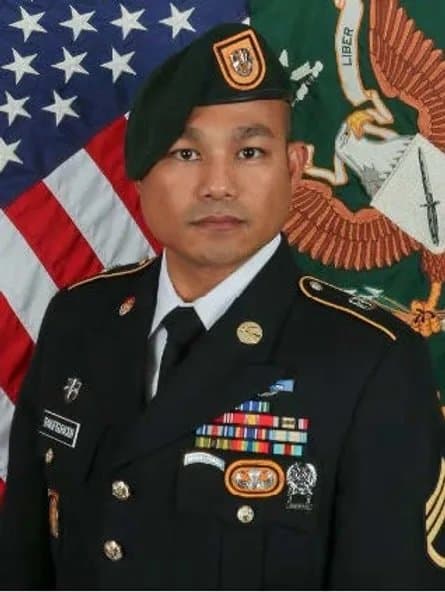 Memorial image honoring SFC Reymund "Rey" Transfiguracion