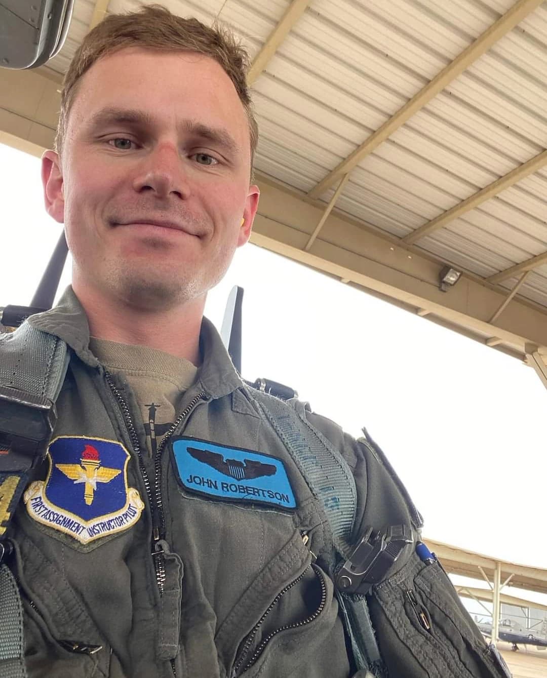 Memorial image honoring Capt John A. Robertson (USAFA '19)