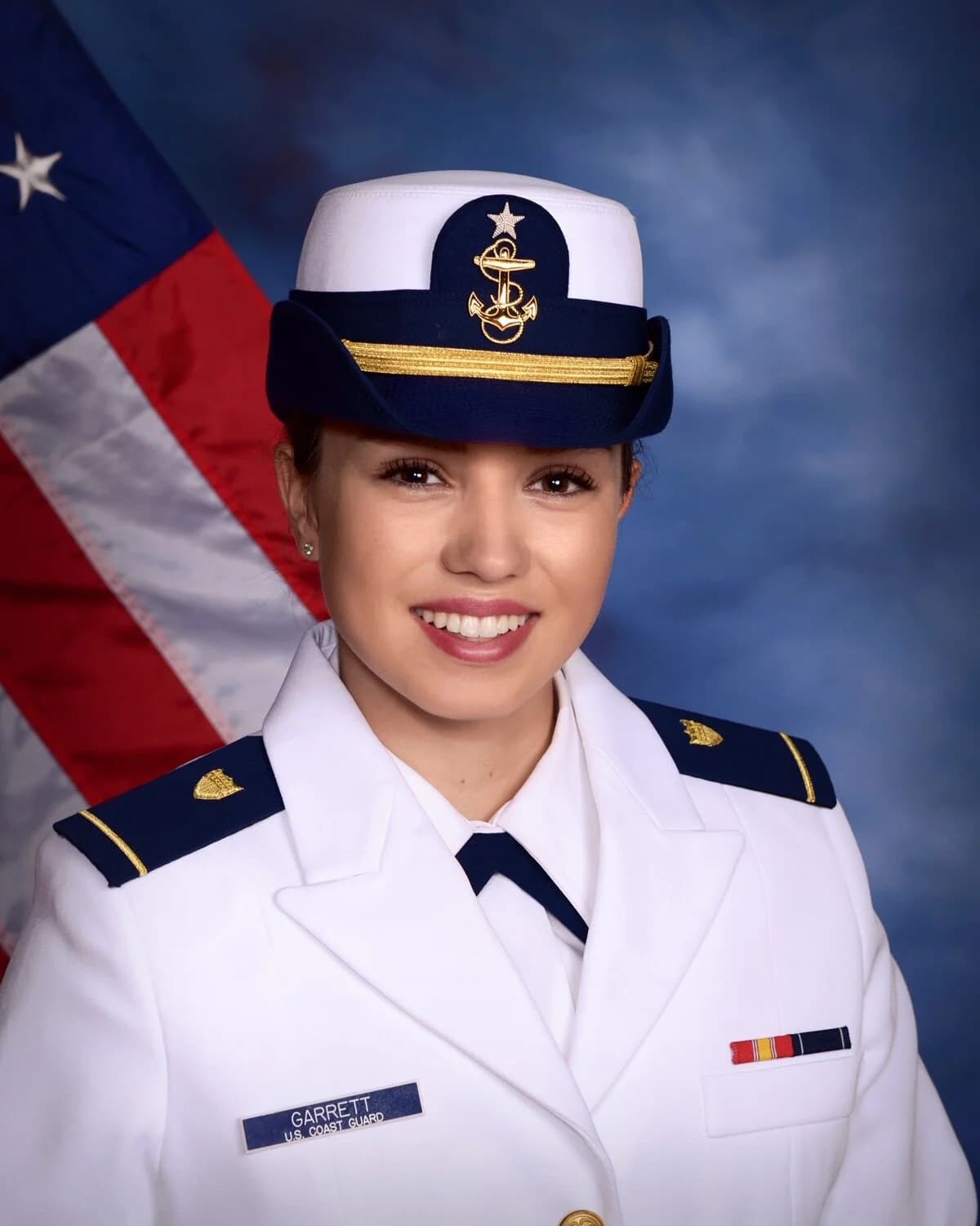 Memorial image honoring LTJG Morgan L. Garrett (USCGA '19)