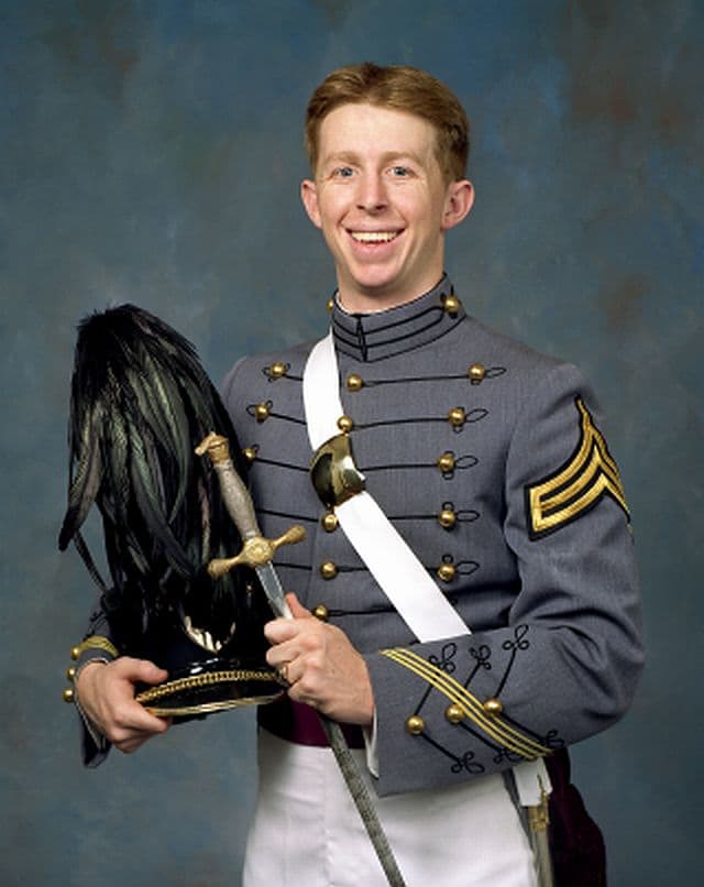 Memorial image honoring CPT John L. Hallett III (USMA '01)