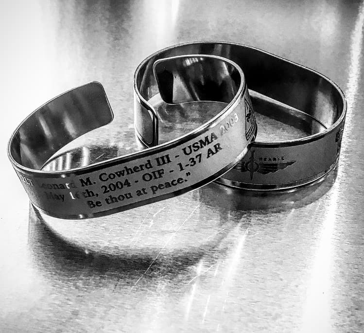 Memorial image honoring 2LT Leonard M. Cowherd III (USMA '03)