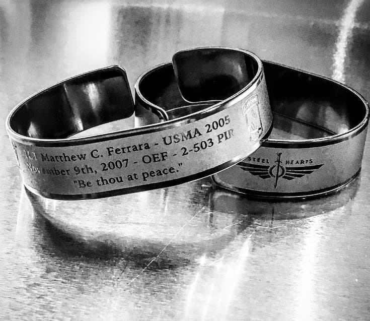Memorial image honoring CPT Matthew C. Ferrara (USMA '05)