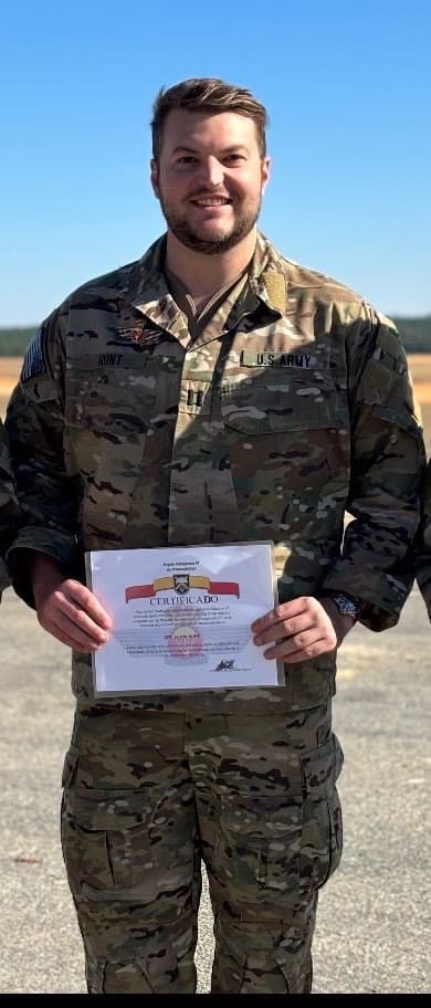 Memorial portrait of CPT Jason E. Hunt (USMA '19)