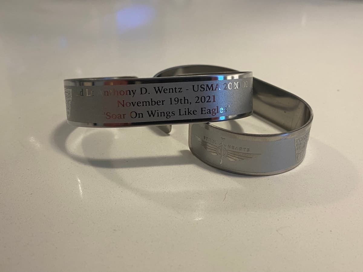 Memorial image honoring 2d Lt Anthony D. Wentz (USMA '20)