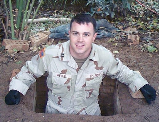 Memorial image honoring CPT Ian P. Weikel (USMA '97)