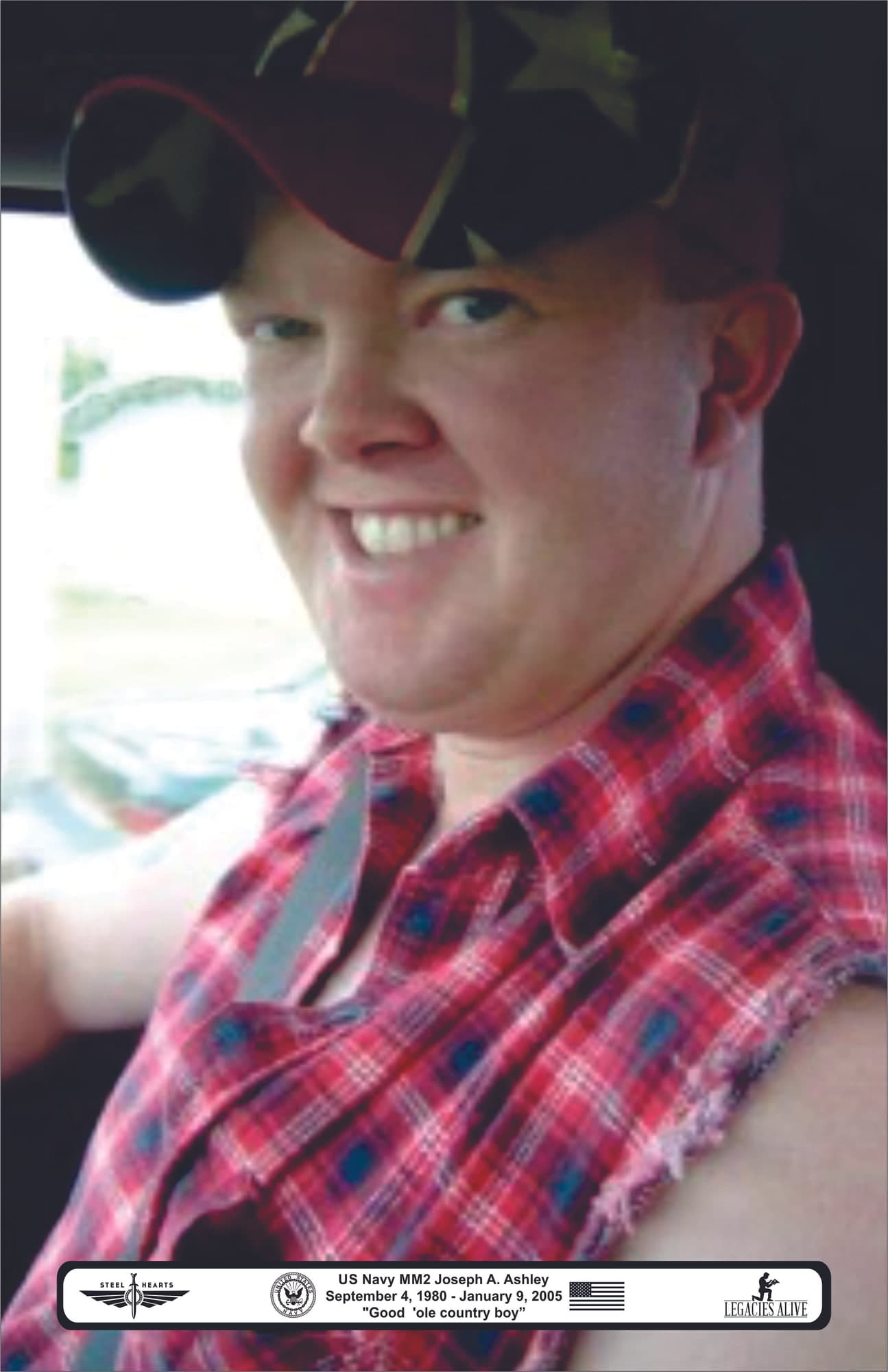Memorial image honoring MM2 Joseph A. Ashley