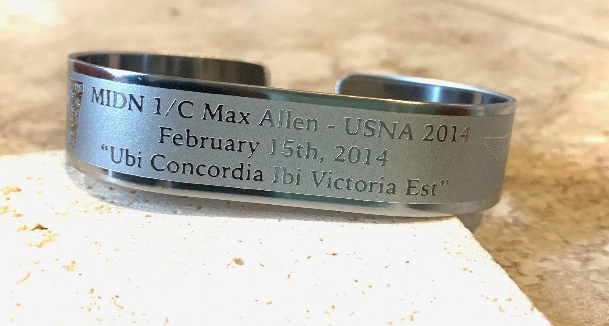 Memorial image honoring MIDN 1/C Max Allen (USNA '14)