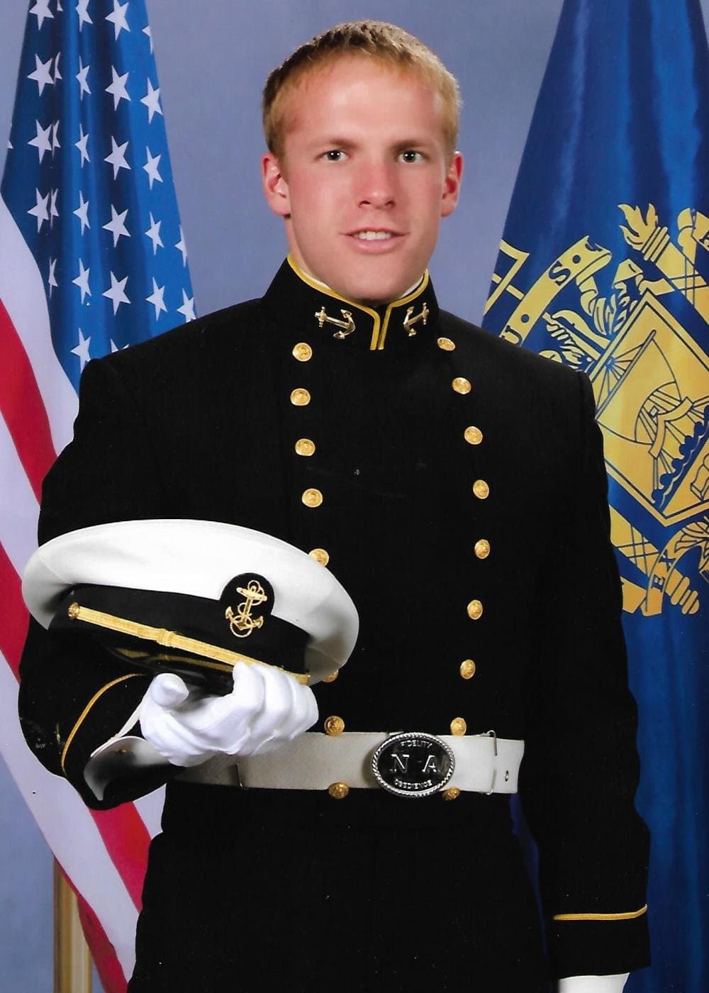 Memorial image honoring LTJG Aaron P. Fowler (USNA '18)