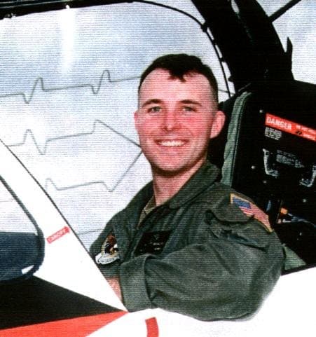 Memorial portrait of Capt. Jason K. Meiners (USNA '96)