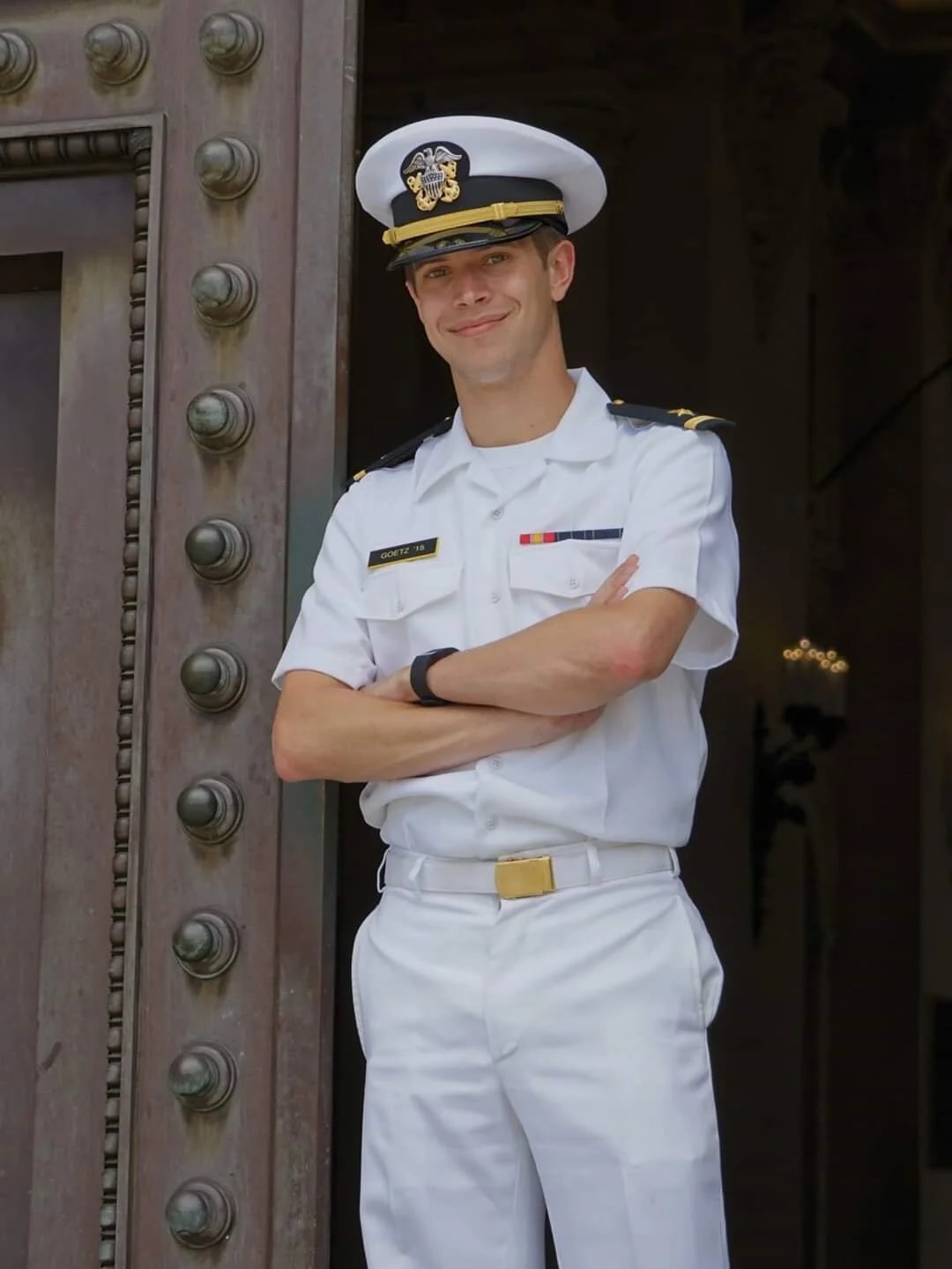 Memorial image honoring LT Joshua T. Goetz (USNA '15)